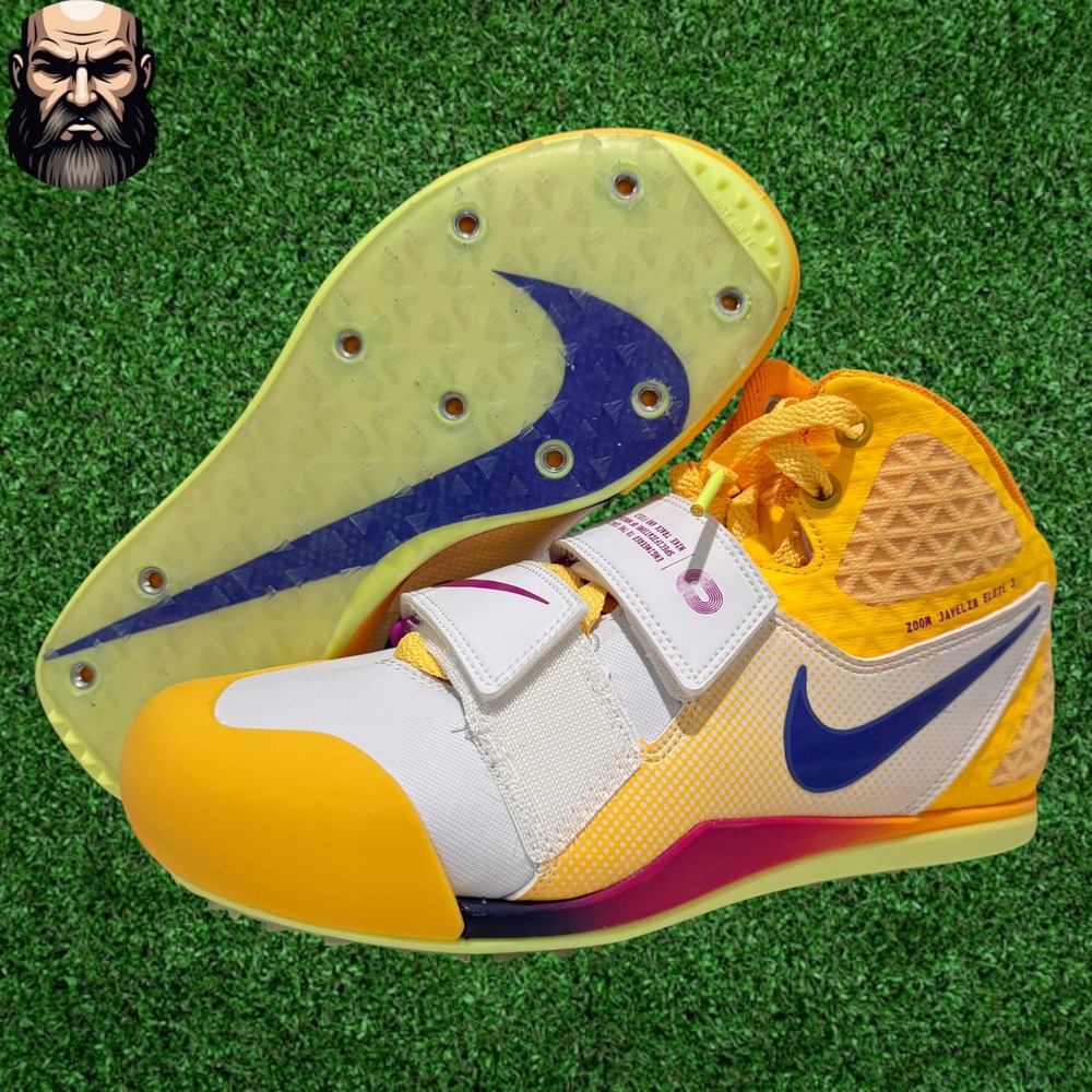 Nike Zoom Javelin Elite 3 Track Spikes Citron Pulse FZ9626-800 Men's Size 7 - Picture 1 of 6